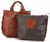 Bőr táska shopper bag Genuine Leather barna K216